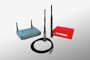 Foto mit Access Points und Antenne